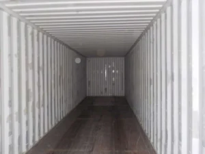 inside view of storage container