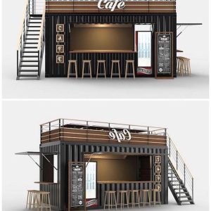 Portable Cafe Container Manufacturer